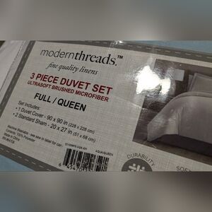 Moderthreads 3 Piece Duvet Set